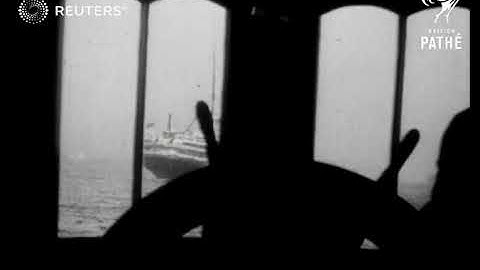 TRANSPORT / USA: "Homeric" liner arrives in New York (1922)