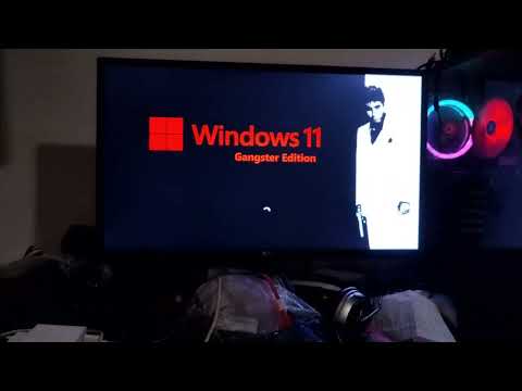 Windows 11 Gangster Edition - Scarface Edition (Link and Tutorial in Description)