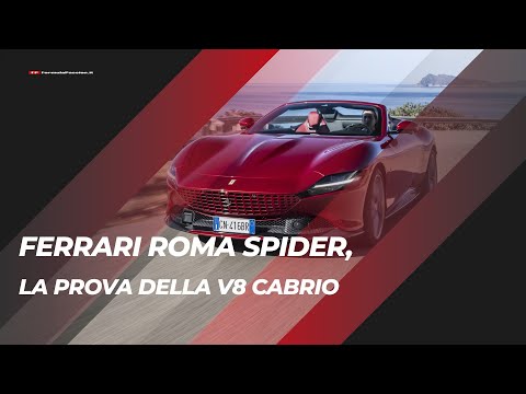 Ferrari Roma Spider Test Drive | Come suona la V8 cabrio col tetto in tela