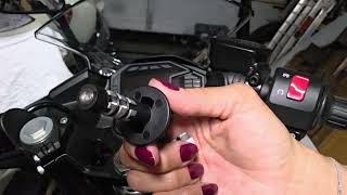 How to Install Quad Lock Motorcycle Stem Mount