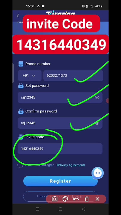 Tiranga app invite code | tiranga app mein password kaise banaye| tiranga app register