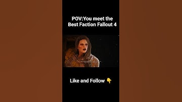 The Best Faction in Fo4#gaming #falloutlore #fallout76 #fallout4 #pcgaming #falloutmods #bethesda