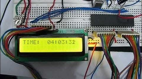 Digital Clock with RTC DS12C887 & 8051 Microcontroller Project