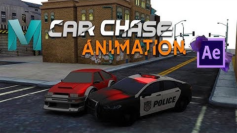 Car chase Animation | 3D Animation | Autodesk Maya Animation