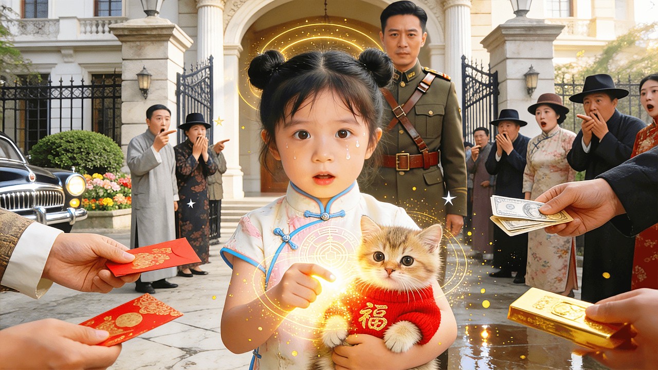 🎉萌娃抱着猫咪雪夜穿越，觉醒空间能力！一纸亲子鉴定逼亲爹认妻，转身砸开地窖救出被当“年货”的娘亲，萌娃带双亲逆袭翻身震惊全场！#chinesedrama #短劇推薦 #短劇 #穿越 #古裝 #萌娃