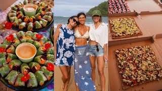 I Threw a Beach Party! 🥳 Juicing for 60 People + a Raw Vegan Feast 🍉 FullyRaw in Hawaii Vlog 🌺✨