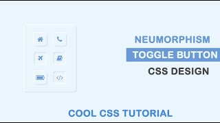 CSS Neumorphism Toggle Button Effect Design | Pure CSS Neumorphism Tutorial