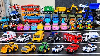 Toy Car Collection for Kids 🚗🚓🚑 | Colorful Vehicles for Toddlers
