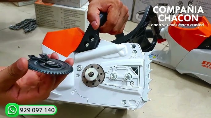 Probando la nueva motosierra a batería que va a ingresar al país. Stihl MSA  160 