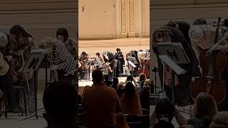 Amazing performance this weekend by James Ehnes and the Orpheus Chamber Orchestra at Carnegie Hall