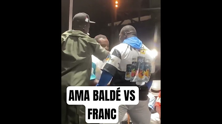 AMA BALDÉ VS FRANC FACE À FACE #amabaldé #franc