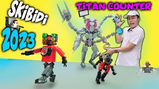 [ Hot] Lego Titan Counter Skibidi Toilet Và Tìm Thấy Speaker Man Cũ Cùng Đèn Giao Thông | Hải Củ Cải