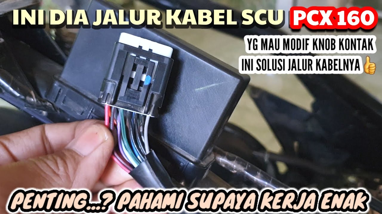 Jalur kabel SCU PCX 160 @yudikakakeke5974