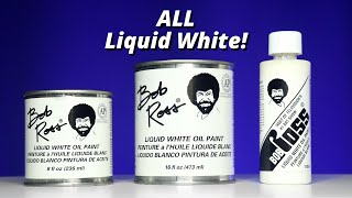 What Are Liquid White and Liquid Clear?  Bob ross, Bob ross liquid white,  Bob ross paintings