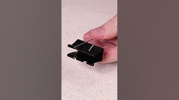 Few people know about this function of a stationery clip!