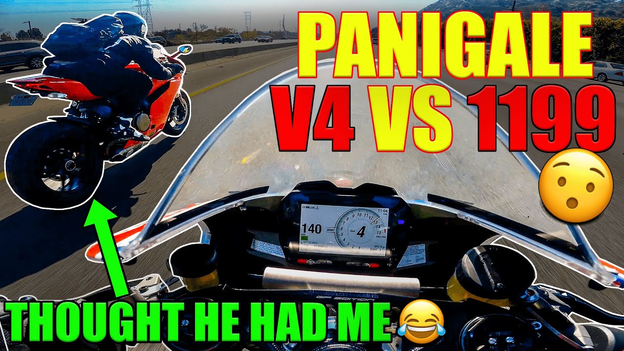 Download Ducati Panigale V4 RACES 1199 *EMBARASSING* | Superbike Shootout - 1199 vs V4 Akrapovic & Termignoni