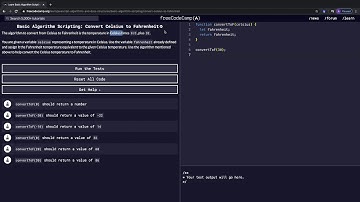 Basic Algorithm Scripting: Convert Celsius to Fahrenheit