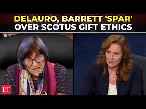 'Who said we don't have limits?': Barrett pushes back on DeLauro's SCOTUS gift ethics question