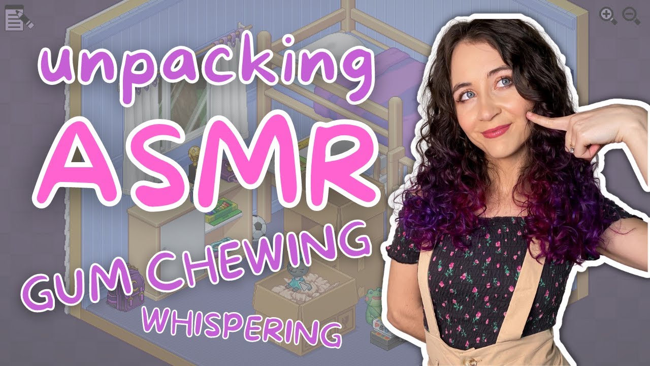 Calming Unpacking ASMR | Sleepy Gum Chewing & Mouth Sounds | Relaxing Whispering | Ep. 2