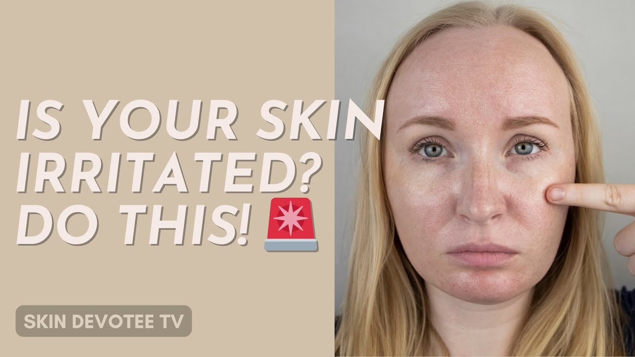 How To Soothe Irritated Skin FAST! 🧘‍♀️💆‍♀️ - YouTube