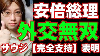 安倍総理の外交無双　サウジアラビア「日本を完全支持」表明　自衛隊派遣に反対する国内勢力が隠したい現実