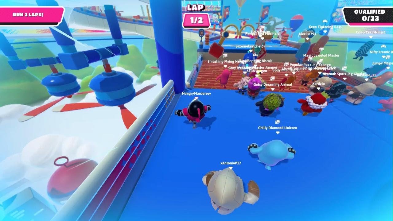 Fall Guys: Speed Circuit 1st place