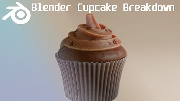 Blender - Lets Make a Cupcake! Part (1/2)