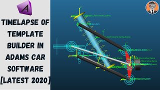 🏁 TimeLapse Of Template Builder In Adams Car Software | Get Yourself Familiar With Custom Template |