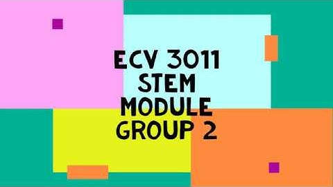 GROUP 2 STEM MODULE ECV3011