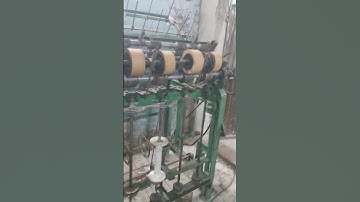 Roving machine 12 spindle fancy yarn spinning #yarn #wool #machine #worsted