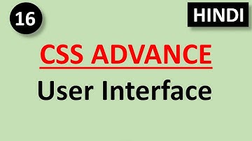 User Interface : Resize,outline-offset property | Part - 16 | CSS Advance Tutorial