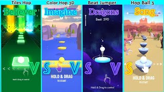 Rhythmic Reverie: Believer - Tiles Hop vs Color Hop 3D vs Beat Jumper vs Hop Ball 3 screenshot 4