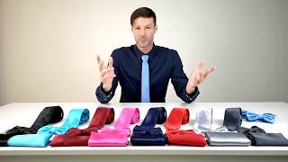 Men's Novelty Waterproof Necktie, Solid Colors Deluxe Classic Handmade Tie