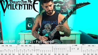 How To Play &quot;Suffocating Under Words Of Sorrow&quot; by Bullet For My Valentine-Guitar Tutorial With Tabs