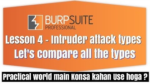 Intruder Attack Types - Sniper vs Battering ram vs Pitchfork vs Cluster bomb