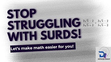 Conjugate of Binomial Surds | Simplifying Surds Made Easy