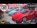 PORSCHE &amp; FERRARI HOLY GRAIL ... TWO CARRERA GTs AND AN F40!!!!! - South OC Cars and Coffee.