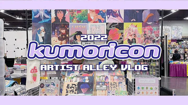 kumoricon 2022  artist alley vlog