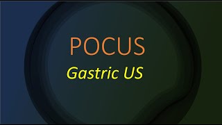 Gastric Ultrasound