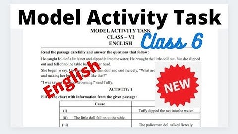 Class-6 English model Activity Task/ক্লাস 6 ইংরেজী মডেল অ্যাক্টিভিটি টাস্ক।।