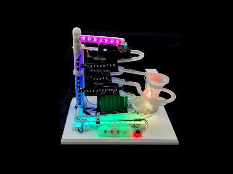Arduino 3D Printed Ball Bearing Clock - YouTube
