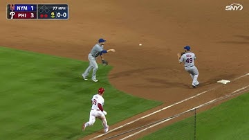 NYM@PHI: Niese gets Rupp to ground out, ends frame