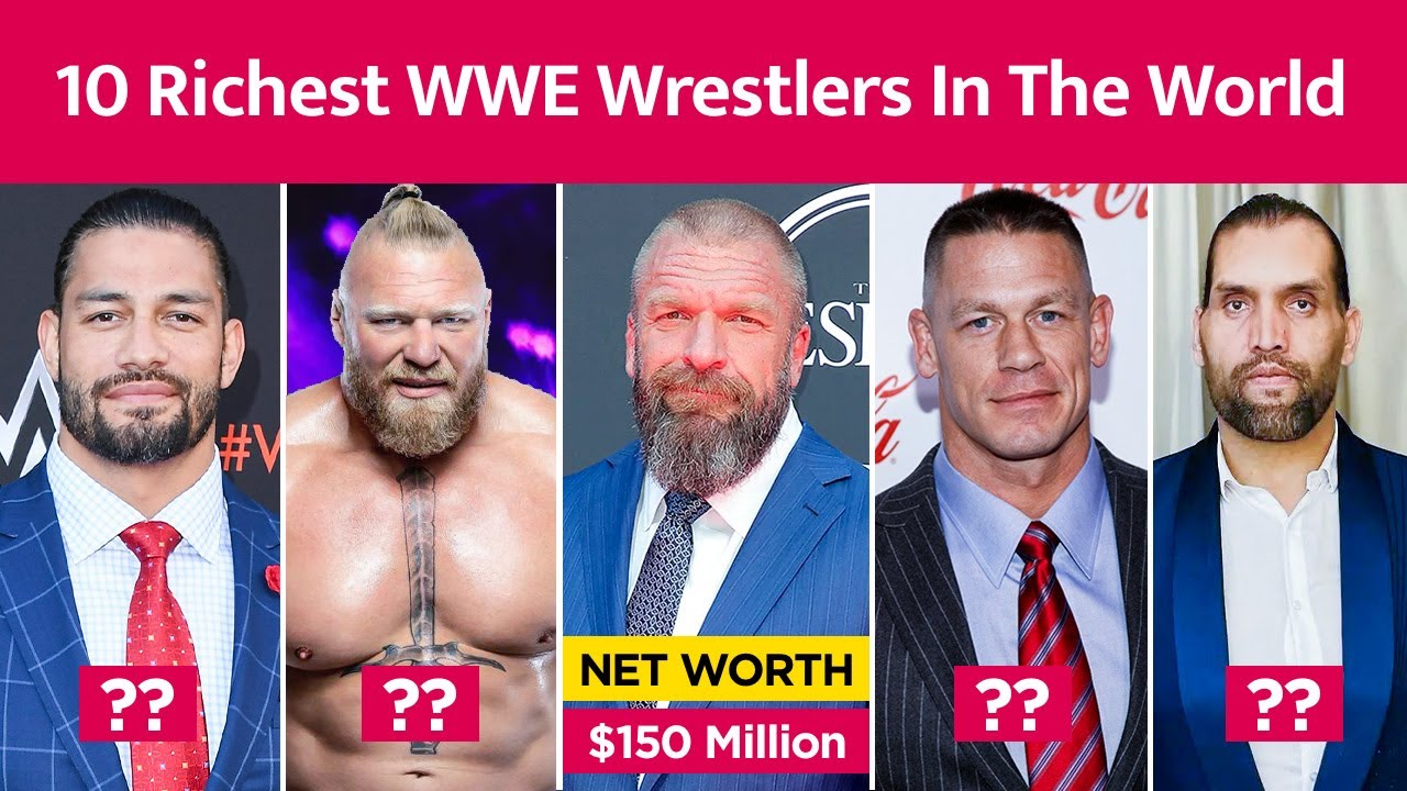 Top 10 Richest WWE Wrestlers In The World 2023 YouTube