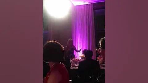 Lisa Cronk toast to Laura and Kent Strosnider