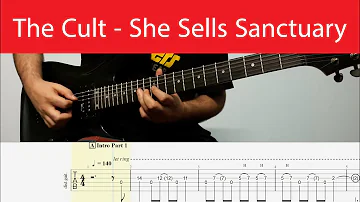 The Cult - She Sells Sanctuary Guitar Cover With Tabs