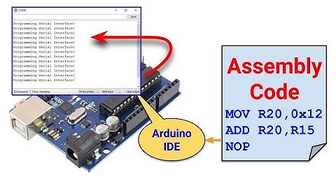 Assembly via Arduino (part 7) - Programming Serial Port