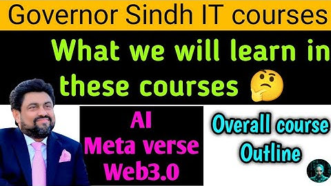 What we will learn in these courses 🤔#ai #metaverse #web3.0 #trending #viral #governorsindh #fypシ