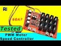 Review of DC 10-50V 60A 3000W Motor Speed Control PWM Controller  module XY-1260