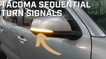 Tacoma Sequential Turn Signals Install. MUST HAVE MOD!