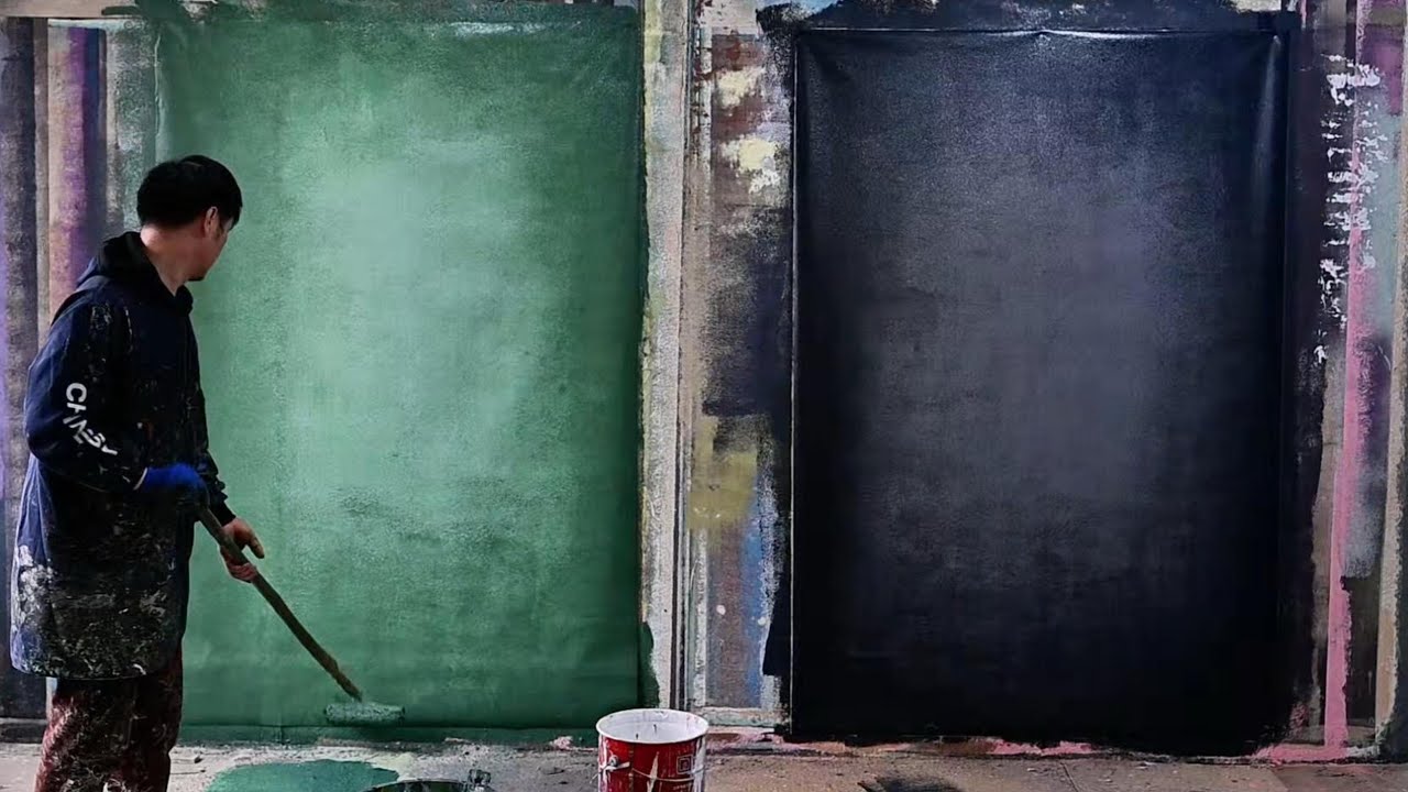 How We Paint Hand-Painted Backdrops at ClotStudio | Creating Clot483 and Clot527